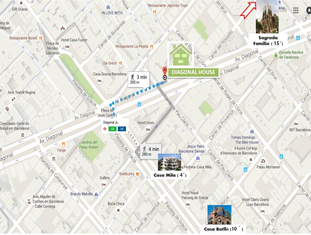 Diagonal House Hostel Barcelona Buitenkant foto
